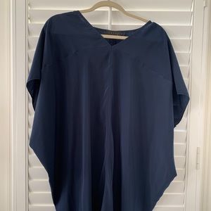 Hatch Maternity Navy Slouch Dress